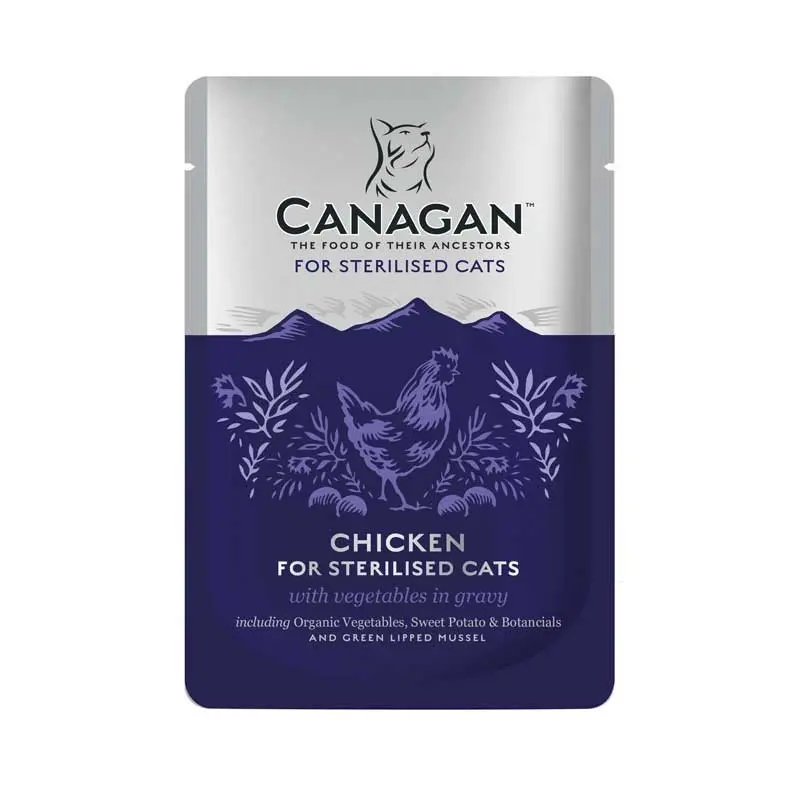 Canagan Chicken for Seniors & Sterilised per Gatti – 85 g, Singola