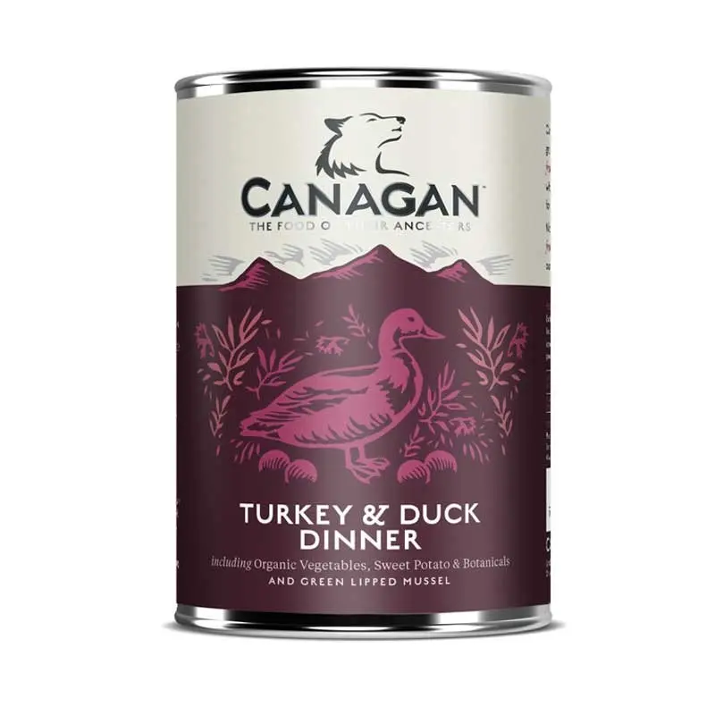 Canagan Turkey & Duck Dinner per Cani – 400 g, Singola