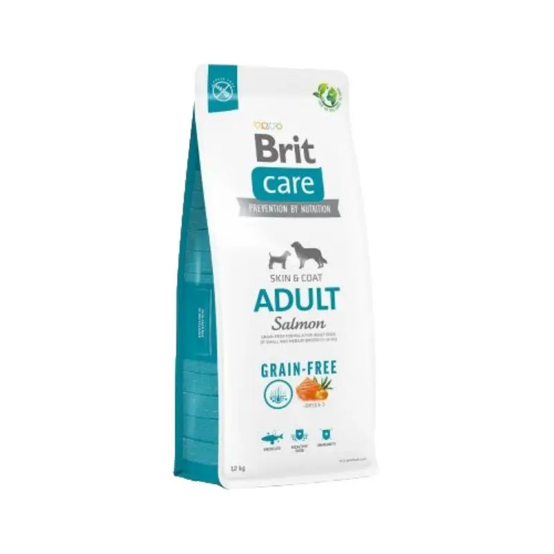 Brit Care Adult Grain Free Salmone e Patate – 3 Kg, Singola