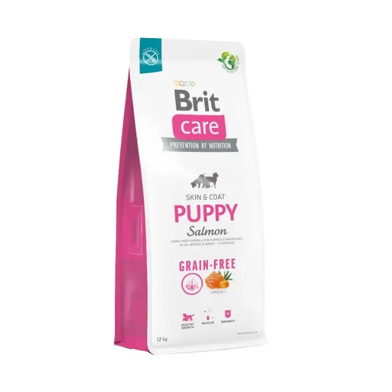 Brit Care Puppy Grain Free Salmone e Patate – 3 Kg, Singola