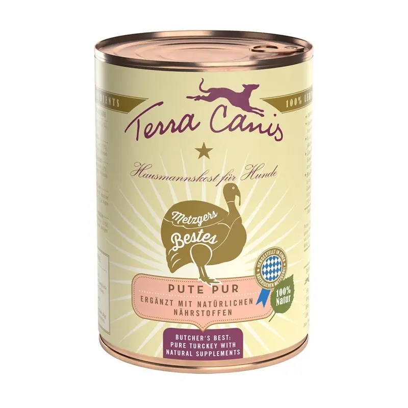 Terra Canis Tacchino Puro Umido per Cani – 400 g, Singola
