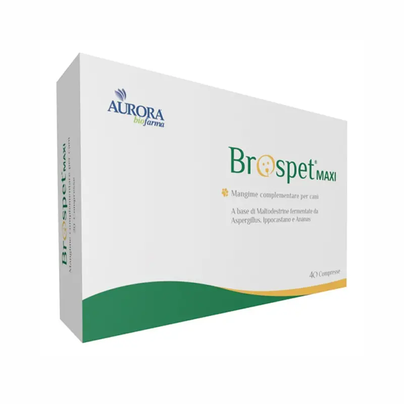 Aurora Biofarma Brospet Maxi per Cani – 40 cp, Singola