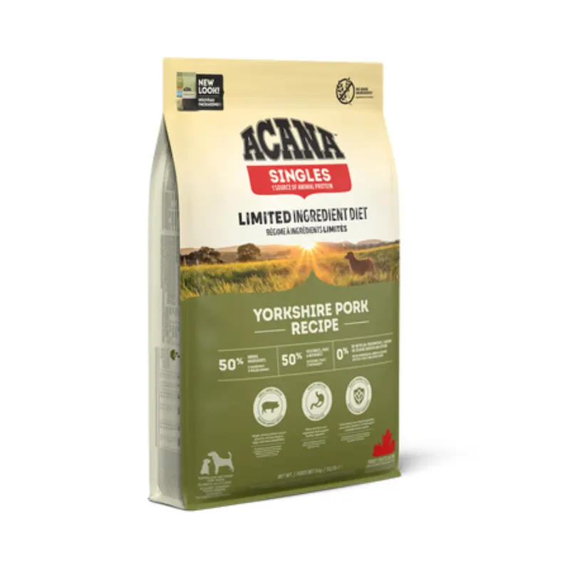 Acana Yorkshire Pork per Cani – 11.4 Kg, Singola
