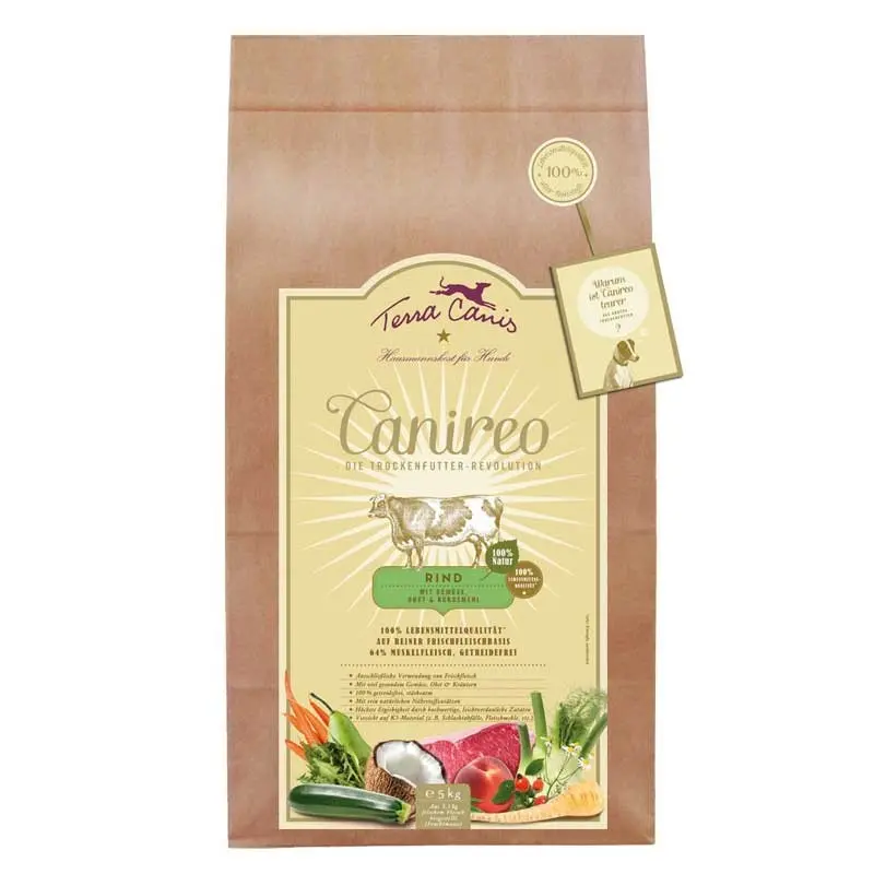 Terra Canis Canireo al Manzo per Cani – 5 Kg