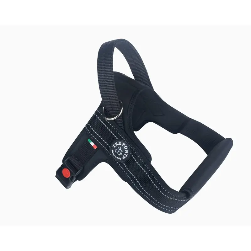 Tre Ponti Pettorina con Inserti Rifrangenti Primo Plus Nera – M