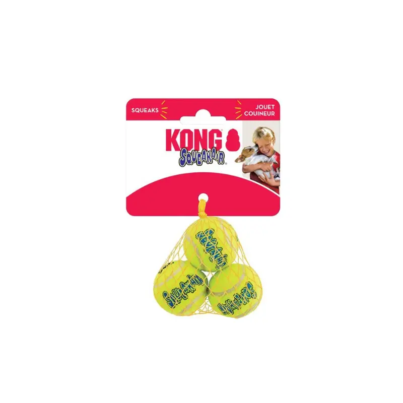 KONG Airdog Squeakair Ball – XS