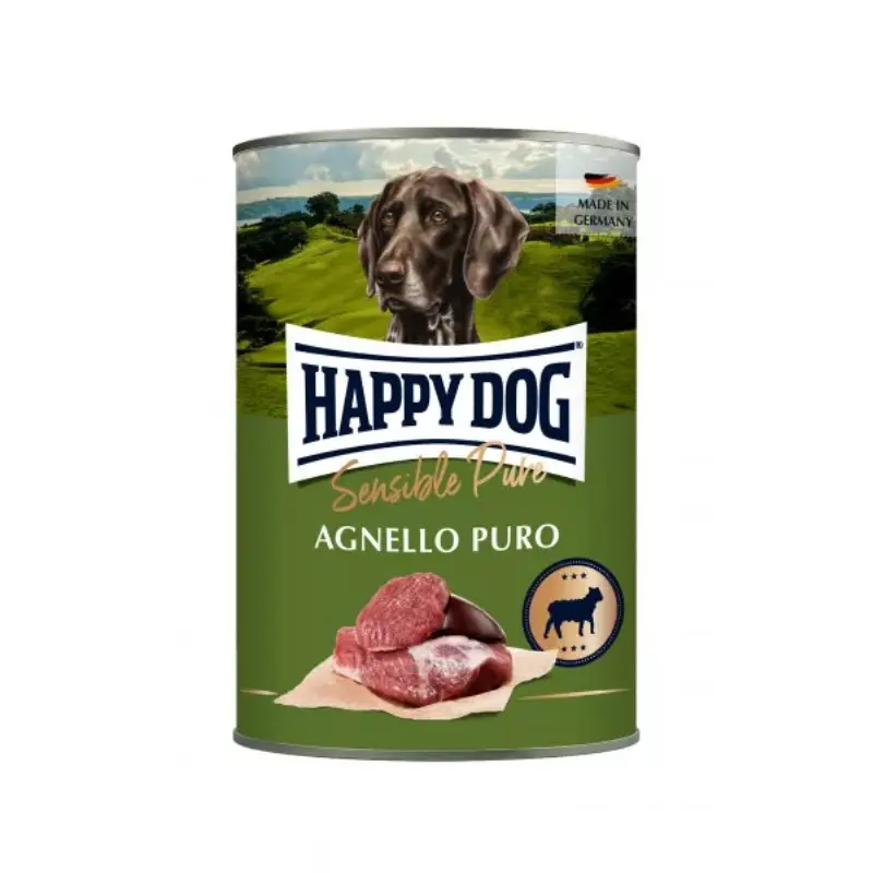 Happy Dog Monoproteico Agnello Puro per Cani – 400 g, Singola