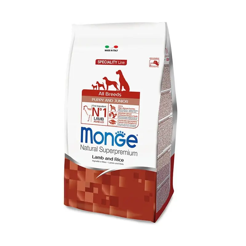 Monge Puppy & Junior all’Agnello – 2.5 Kg, Singola